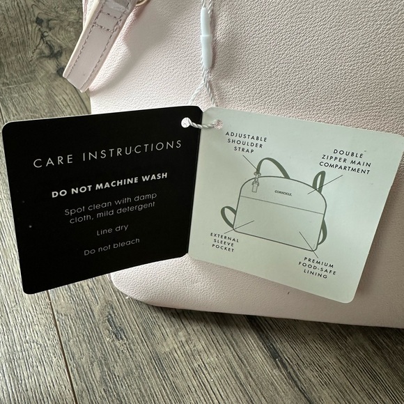 Corkcicle Bags Corkcicle Adair Pink Insulated Crossbody Lunch Bag